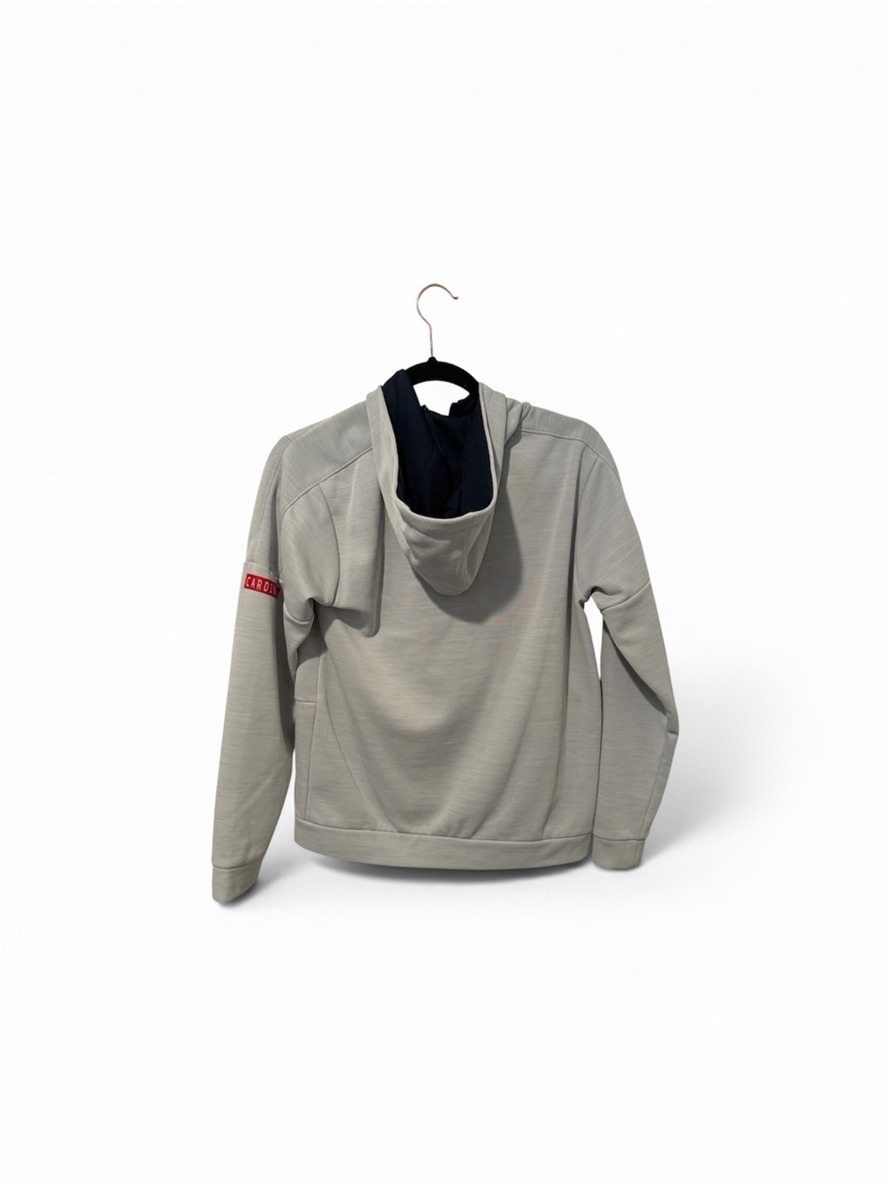 Genuine Merchandise Cardinal Navy and Light Gray Full-Zip Hoodie- Youth Large - Picture 2 of 3